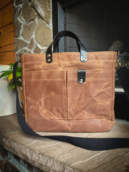 Waxed Canvas Tote