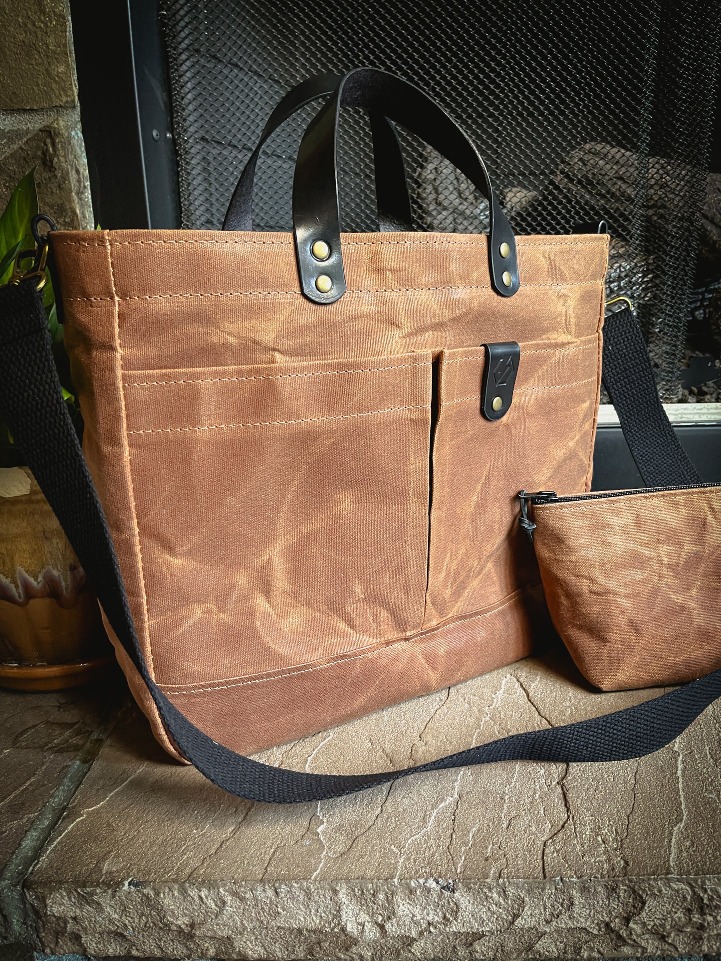 Waxed Canvas Tote